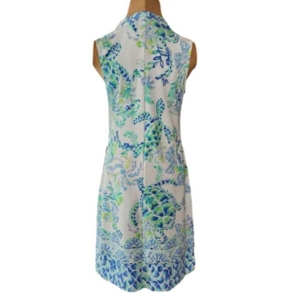 Lilly Pulitzer Larsen Island Ride Engineered French Terry Shift Dress Size XS - Picture 10 of 14